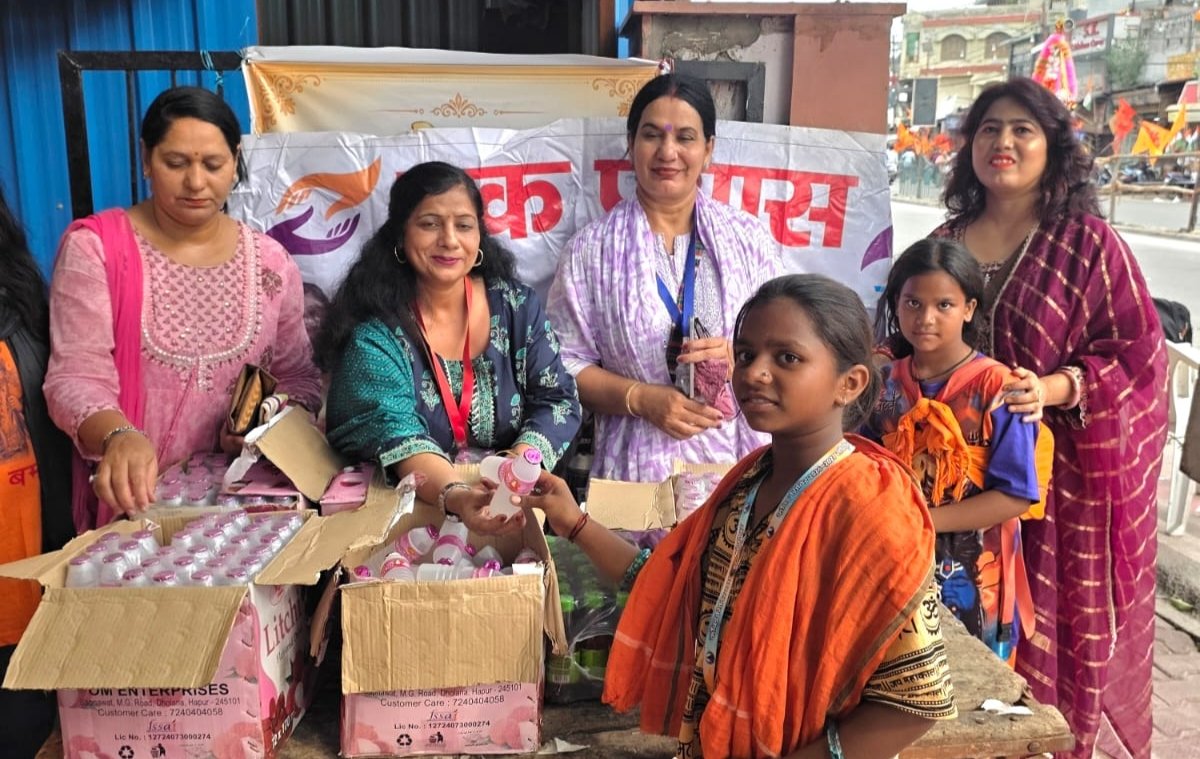 कांवड़ियों की सेवा में जुटी ‘एक प्रयास’ संस्था, तीन दिन तक लगाए सेवा शिविर
