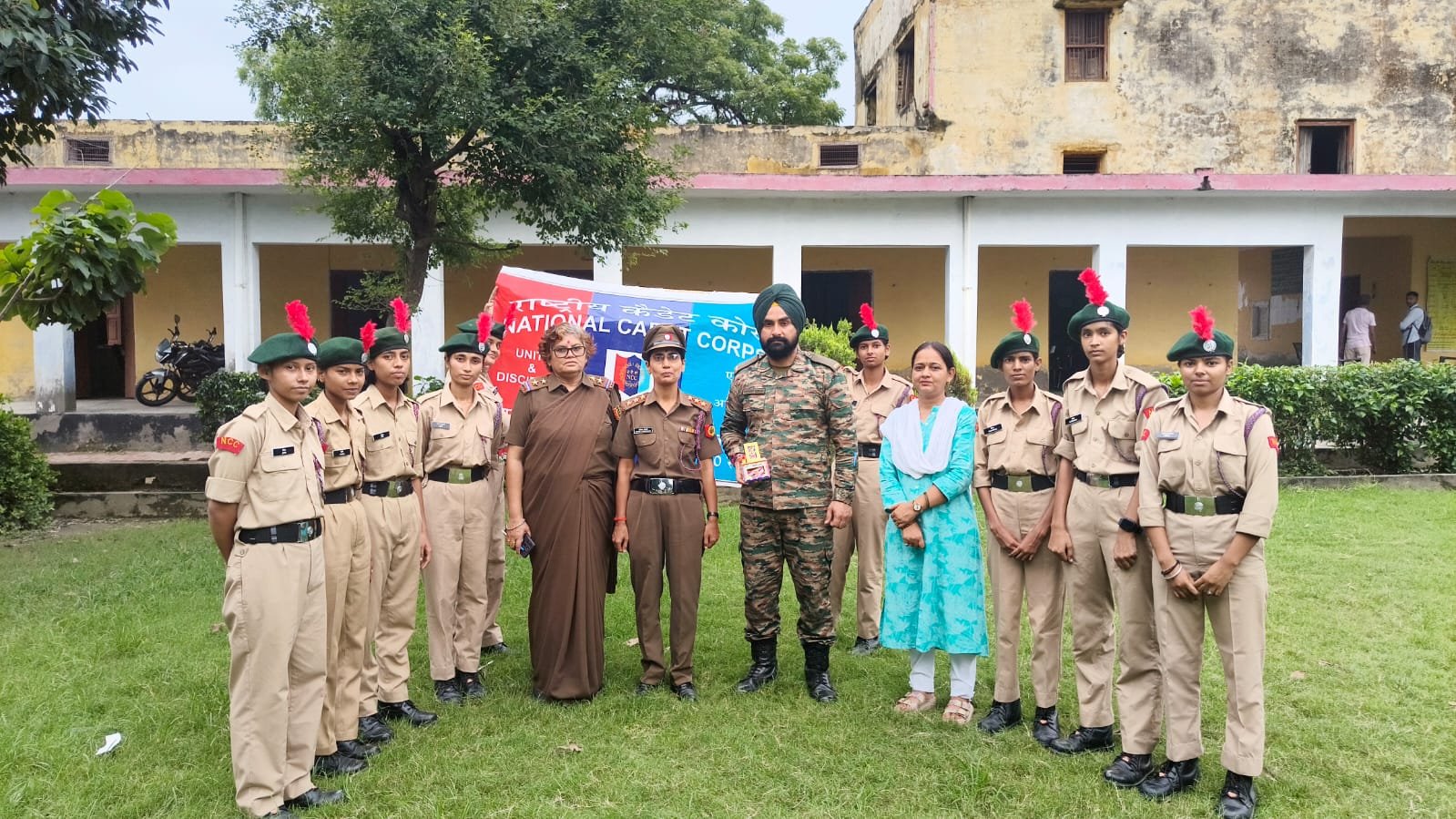 अनुशासन और देशसेवा के संकल्प के साथ एनसीसी भर्ती प्रक्रिया शुरू